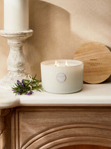 Country Luxe Spa Retreat Lavender and Geranium 3 Wick Candle