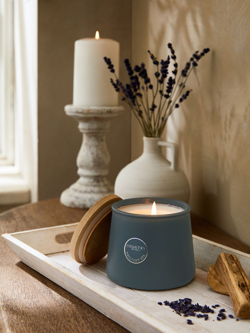 Twilight Spa Lavender and Cardamom Country Luxe Single Wick Candle