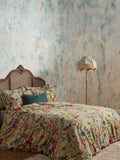 EW by Edinburgh Weavers Grey Morton Timeless Tribute Floral duvet cover and pillowcase set - British product