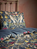 EW by Edinburgh Weavers Blue Songbird Symmetrical Motif duvet cover and pillowcase set - British product