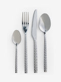 Silver hammered cutlery set 16 piece (British brand)