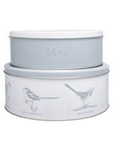 Mary Berry Set of 2 White Bird Cake Tins Small