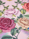 Matthew Williamson Pink Xanadu Peacock duvet cover set, imported from the UK