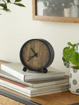 Black Bronx Mini Alarm Clock