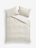 Natural cream velvet duvet cover set, imported from the UK