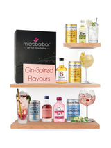 MicroBarBox Gin-Spired Flavours Set with Gin and Mixers in Premium Gift Box