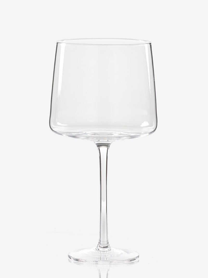 Clear angular gin glasses set of 2 (British brand)
