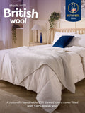 Slumberdown mediumweight wool duvet (British brand)