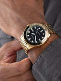 Sekonda Gold Tone 43Mm Analogue Watch With Case And Stainless Steel Bracelet With Dial
