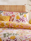 Furn Pink Protea Reversible Floral Duvet Cover and Pillowcase Set
