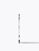 Dual-Ended Angled Eyebrow Brush for Brow Shaping