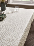 Grey Spot Wipe Clean Tablecloth