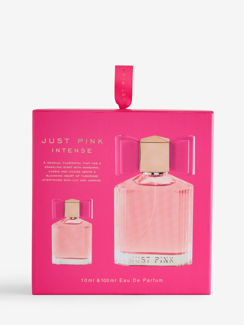 Just Pink Intense perfume gift set 100ml & 10ml, UK version