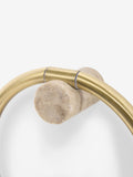N. Premium gold marble large towel ring (British brand)