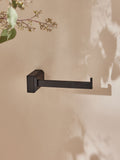 Moderna black toilet roll holder - British product