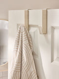 Natural Rib Over Door Hooks Set of 2 (British brand)