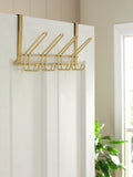Gold over door hook for towels and robes, UK version