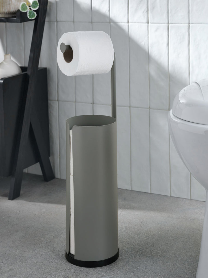 grey toilet roll holder bathroom - British product