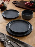 Stamford charcoal grey dinner set 12-piece - British product