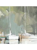 Art Marketing Gold Peaceful Mooring canvas wall art 36x59x3cm - British product