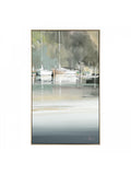 Art Marketing Gold Peaceful Mooring canvas wall art 36x59x3cm - British product