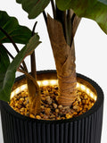 Green Artificial Light Up Alocasia Large Plant