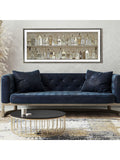 Art Marketing Black Gin Collection Framed Wall Art 64cm x 144cm - British product