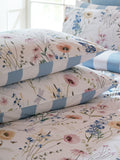 Laura Ashley blue Alford Meadow duvet cover set, UK version