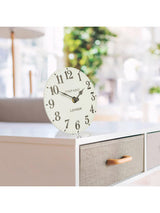 Thomas Kent Natural Arabic Mantel Clock 6 Inch
