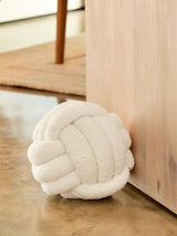 Natural Boucle Knot Fabric Doorstop
