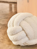 Natural Boucle Knot doorstop, imported from the UK