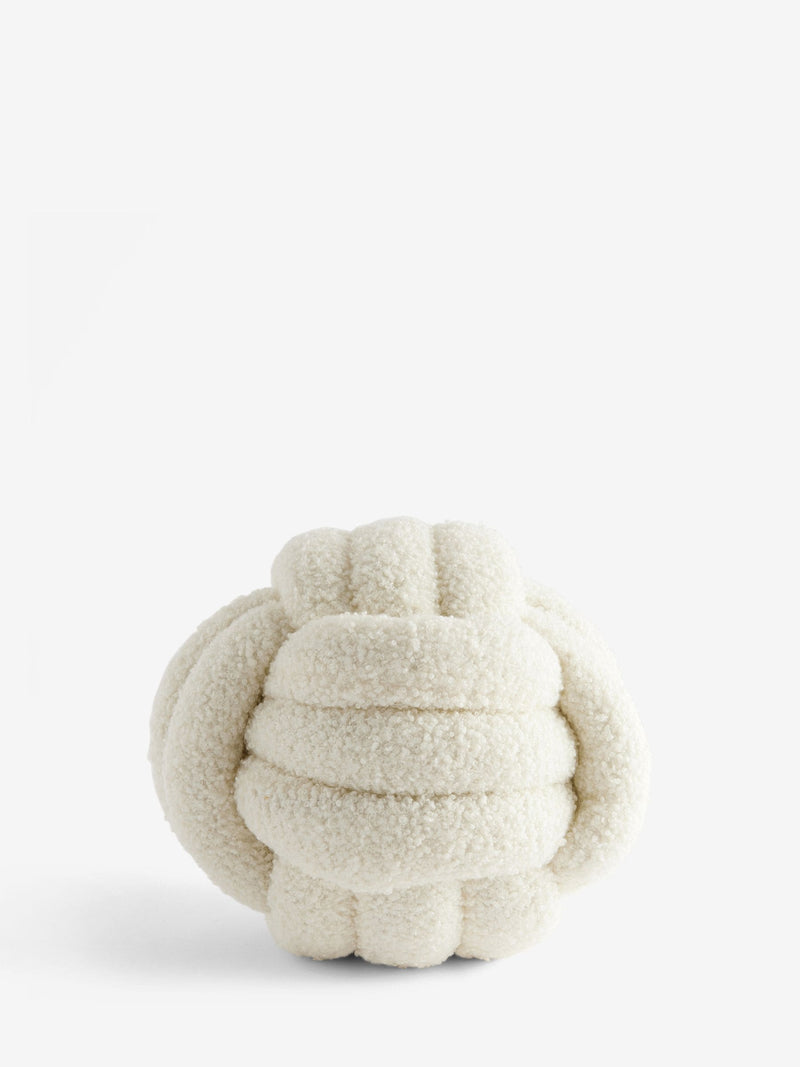 Natural Boucle Knot doorstop, imported from the UK