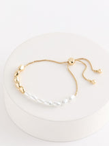 Ted Baker Rose Gold Tone Melrah Icon Crystal Slider Bracelet Rainbow Crystal