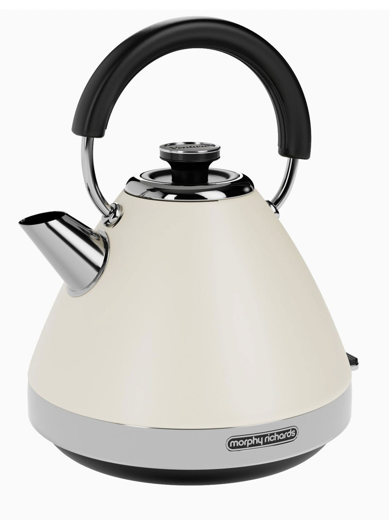 Morphy Richards Cream Venture Pyramid Kettle, imported from the UK