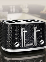 Morphy Richards Black Vector 4 Slice Toaster