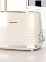 Morphy Richards Cream Hive 2 Slice Toaster