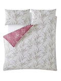 Laura Ashley reversible sateen duvet cover set in Purple Plum Pussy Willow, UK version