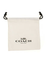 COACH Gold Tone Signature Butterfly Stud Earrings