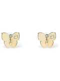 COACH gold tone signature butterfly stud earrings - British product
