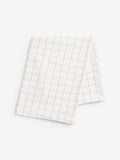 Nina Campbell ochre yellow table cloth, imported from the UK