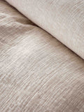 Vantona Stone Muslin Duvet Cover Set (British brand)