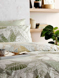 Vantona Green Leaves Duvet Cover Set