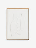 MADE.COM White Dixie Sculptural Wall Art