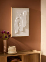 MADE.COM White Dixie Sculptural Wall Art