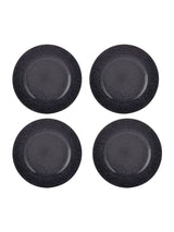 Mason Cash Black Reactive Linear 27cm Dinner Plates Set of 4