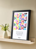 PMC Be You In Abstract framed print, imported from the UK