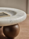 White N. Premium Marble Footed Bowl