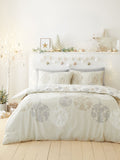 Natural Baubles Christmas Duvet Cover Set - British product