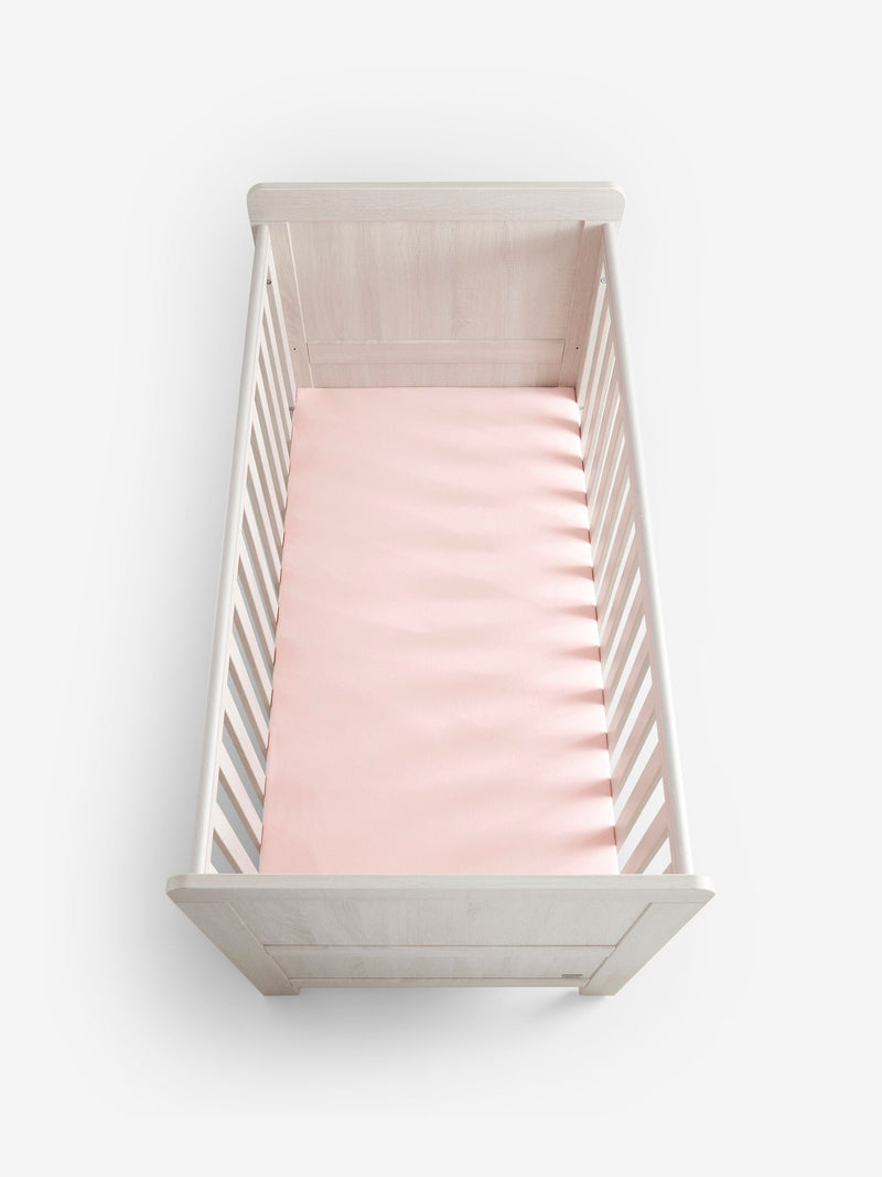 Modern Pink baby fitted sheets, imported from the UK