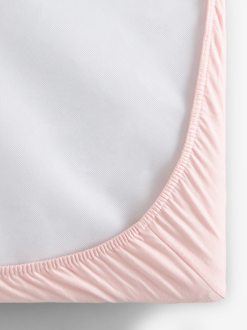 Modern Pink baby fitted sheets, imported from the UK